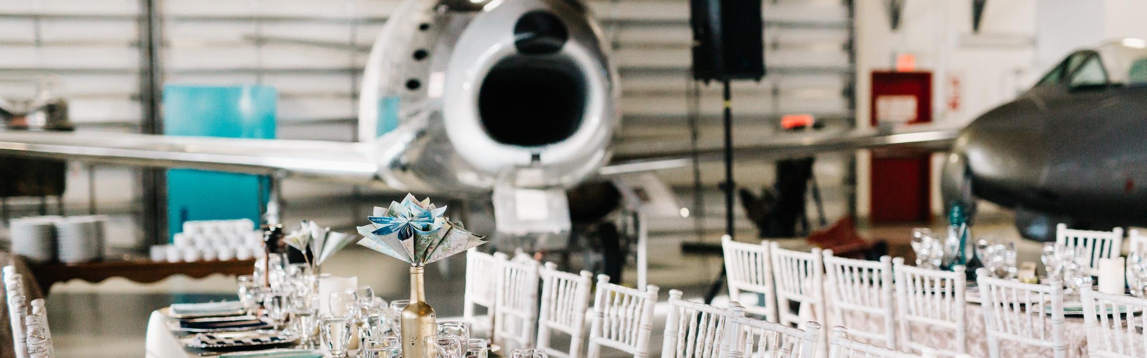 wedding at The Hangar