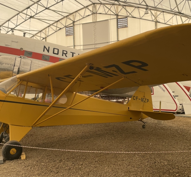 Piper Cub and DC-3